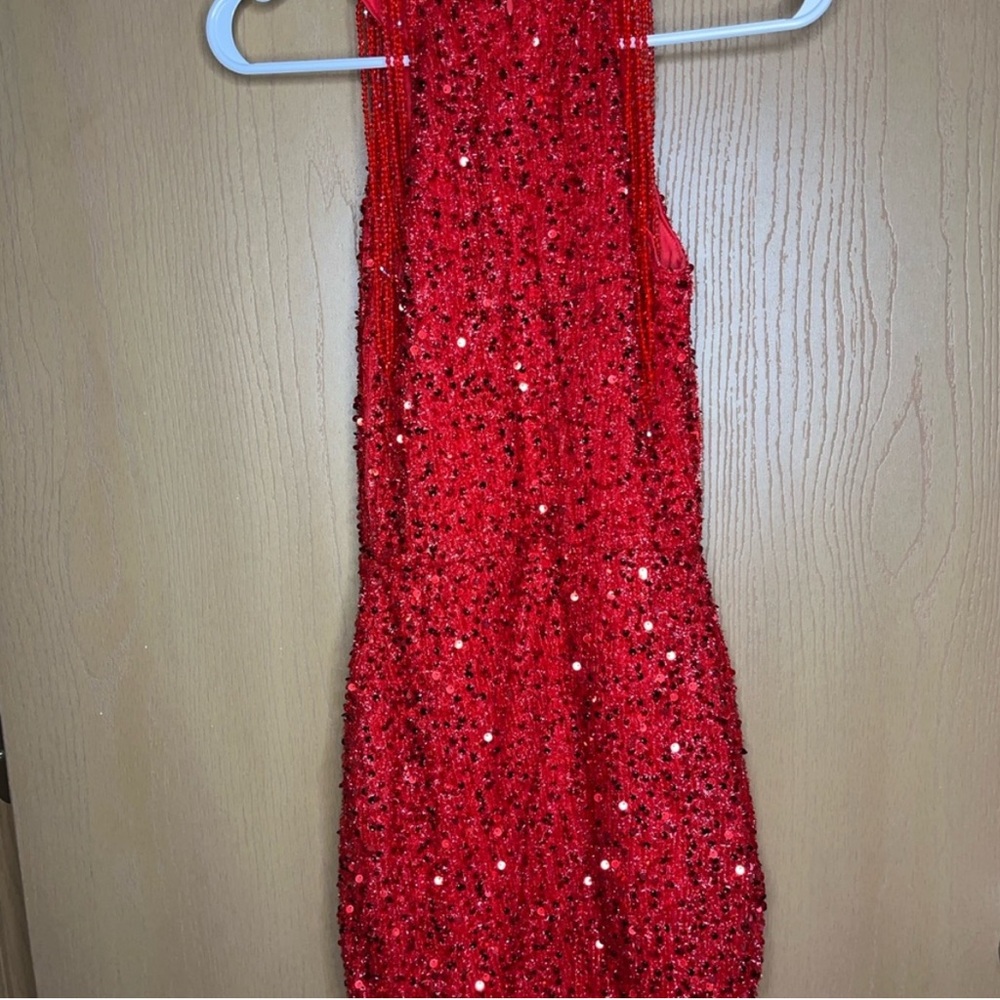 Sparkling Red Dress